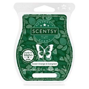 Scentsy Sweet Orange & Evergreen Wax Bar *DISCONTINUED*
